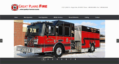 Desktop Screenshot of greatplainsfire.com